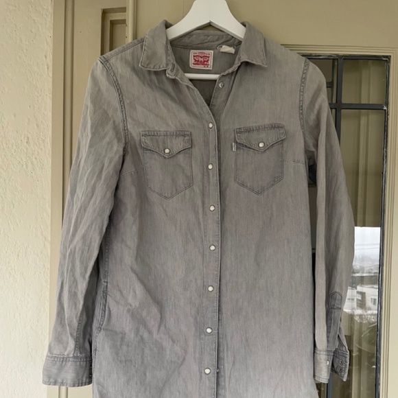Levi's Denim Shirtdress - Picture 1 of 5